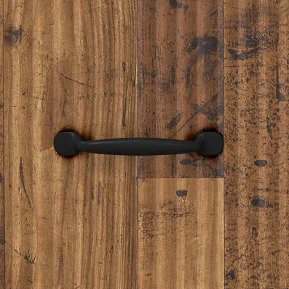 Drawer Cabinet 33 x 34.5 x 87 cm Engineered Wood Old Wood