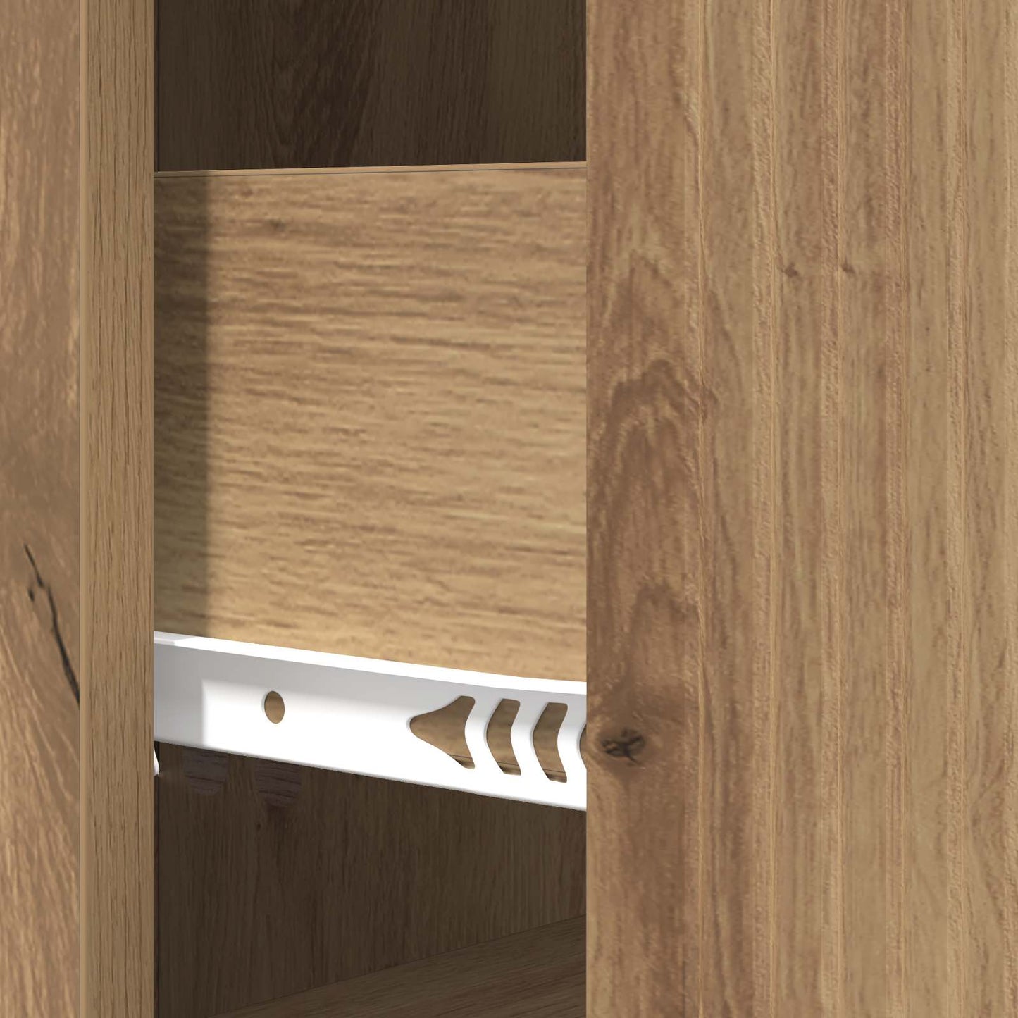 Drawer Cabinet Artisan Oak 33 x 34.5 x 87 cm Engineered Wood
