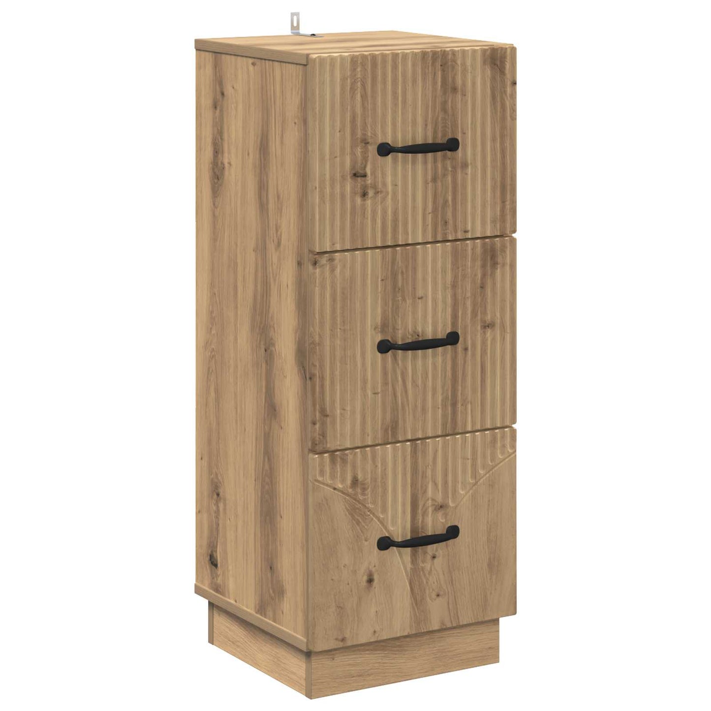 Drawer Cabinet Artisan Oak 33 x 34.5 x 87 cm Engineered Wood