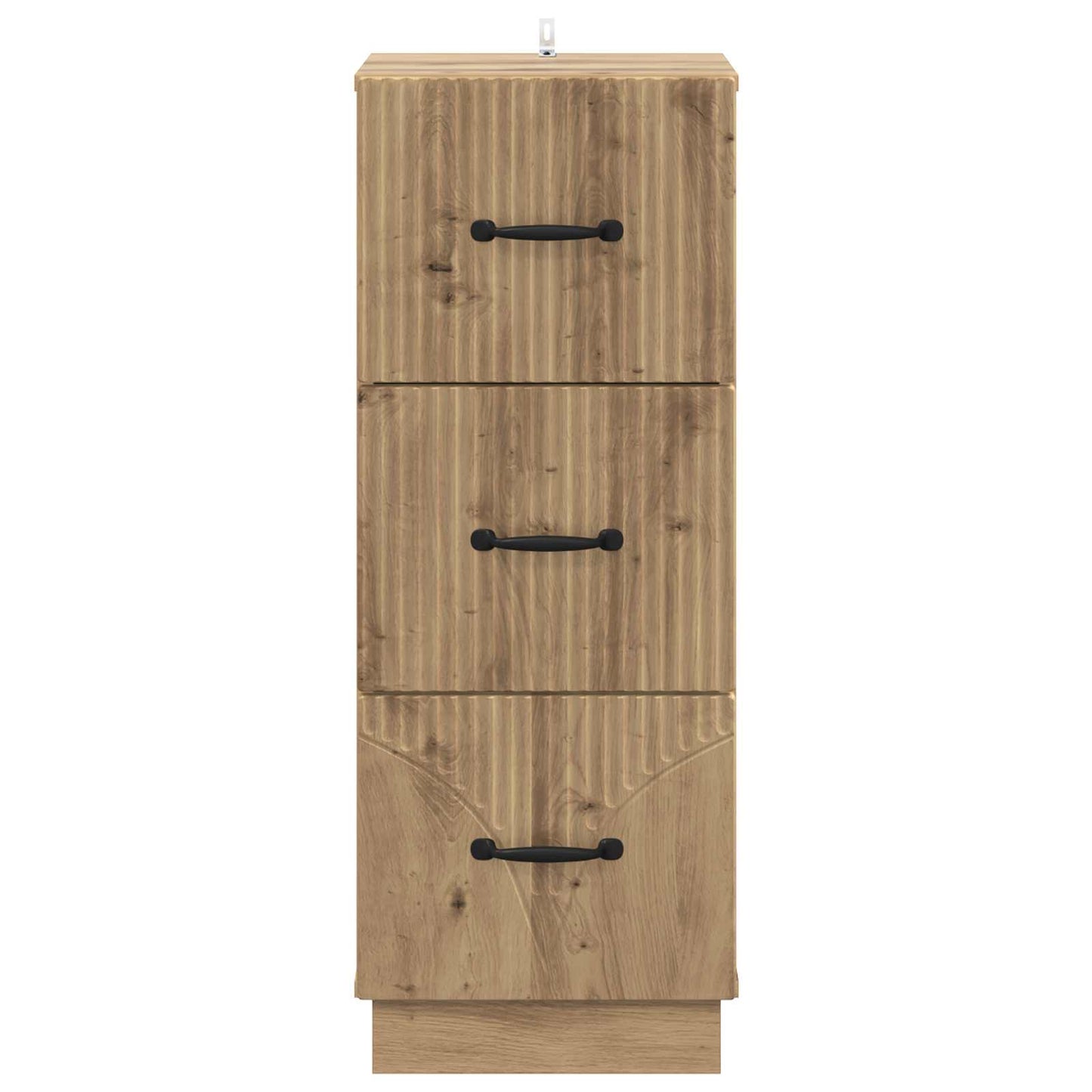 Drawer Cabinet Artisan Oak 33 x 34.5 x 87 cm Engineered Wood