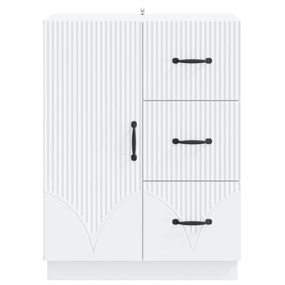 Sideboard White 66 x 34.5 x 87 cm Engineered Wood