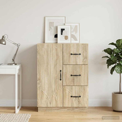 Sideboard Sonoma Oak 66 x 34.5 x 87 cm Engineered Wood