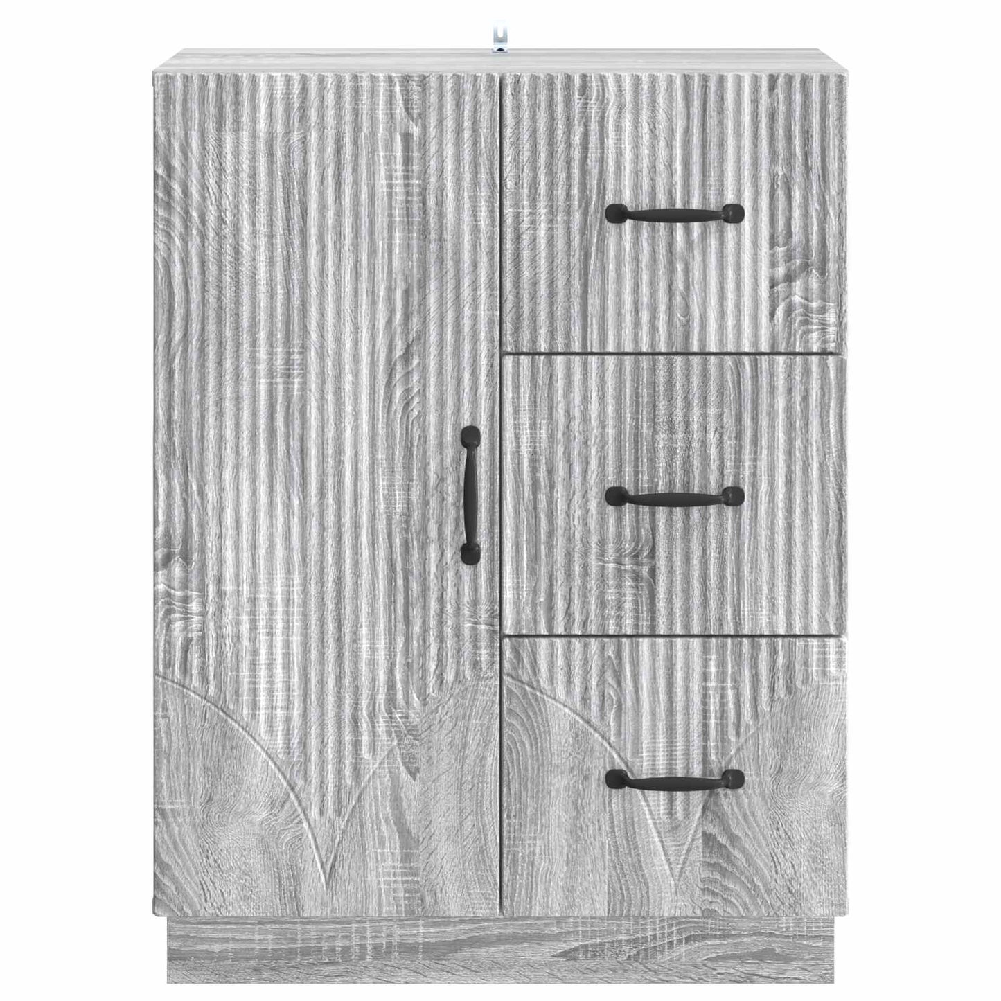Sideboard Grey Sonoma 66 x 34.5 x 87 cm Engineered Wood