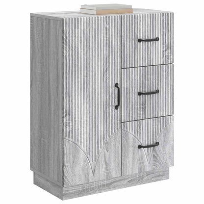 Sideboard Grey Sonoma 66 x 34.5 x 87 cm Engineered Wood