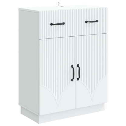 Sideboard White 66 x 34.5 x 87 cm Engineered Wood
