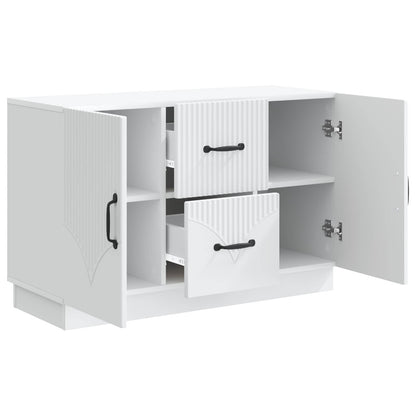 Sideboard White 89 x 34.5 x 57 cm Engineered Wood