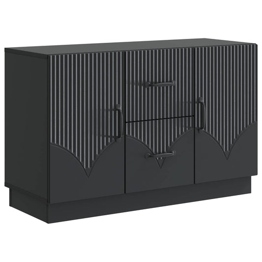 Sideboard with Drawer Black 89 x 34.5 x 57 cm Engineered Wood