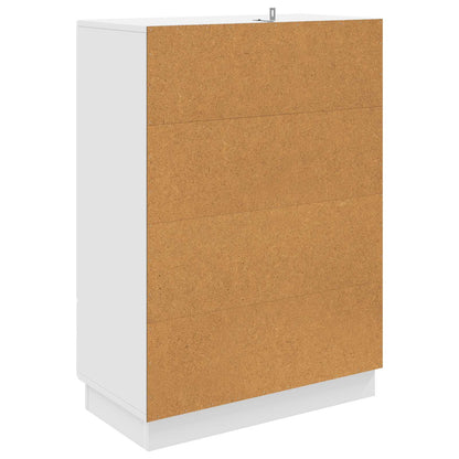 Sideboard White 66 x 34.5 x 92 cm Engineered Wood