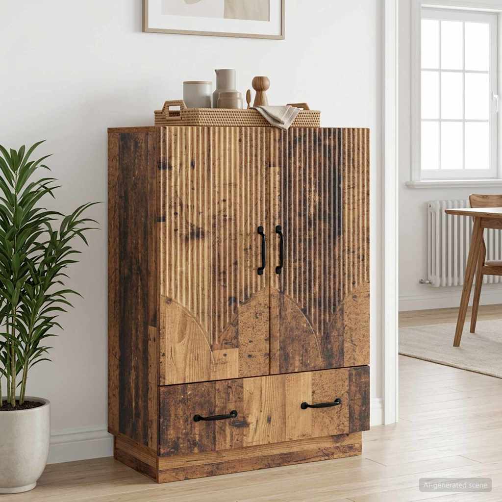 Sideboard Old Wood 66 x 34.5 x 92 cm Engineered Wood
