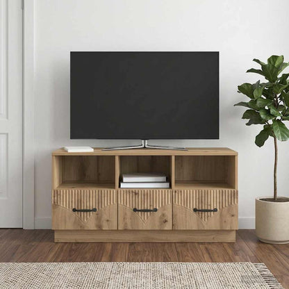 TV Cabinet 102 x 34.5 x 47 cm Artisan Oak Engineered Wood