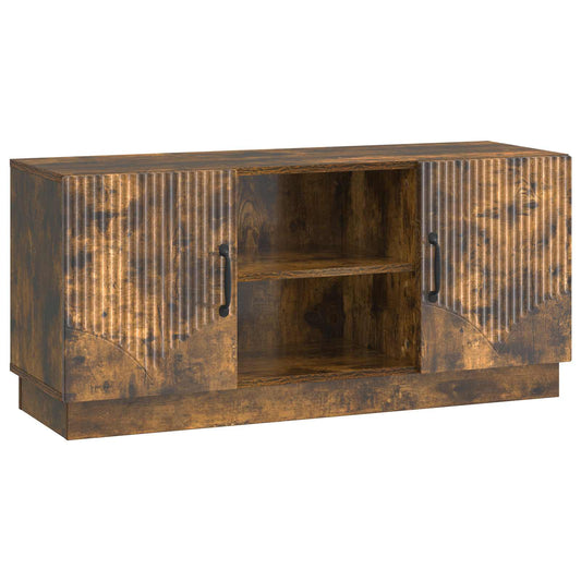TV Cabinet 102 x 34.5 x 47 cm Smoked Oak Engineered Wood