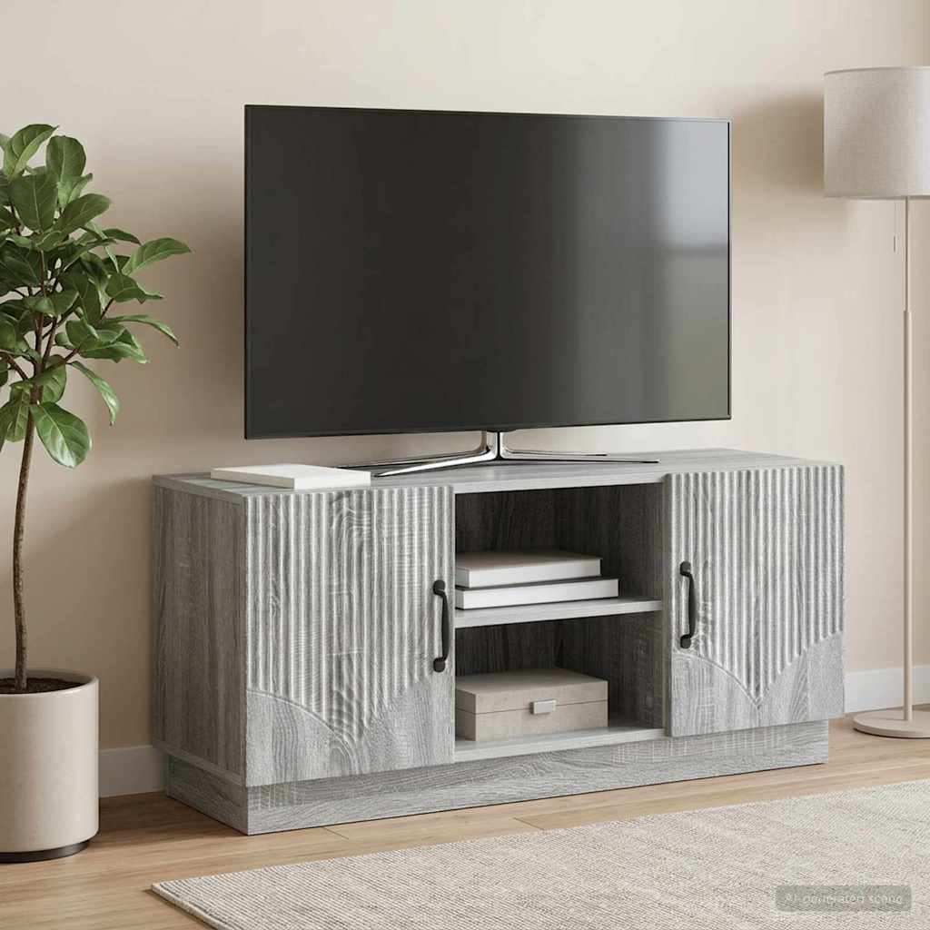 TV Cabinet Grey Sonoma 102 x 34.5 x 47 cm Engineered Wood