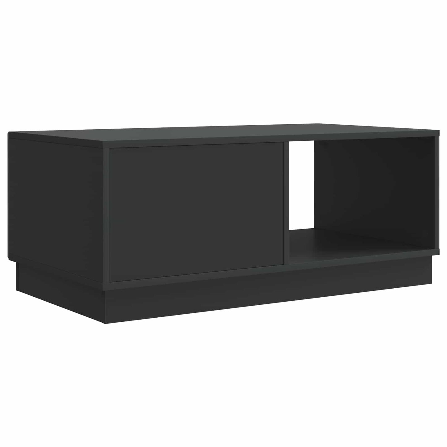 Coffee Table Black 90 x 50 x 37 cm Engineered Wood