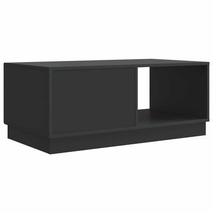 Coffee Table Black 90 x 50 x 37 cm Engineered Wood