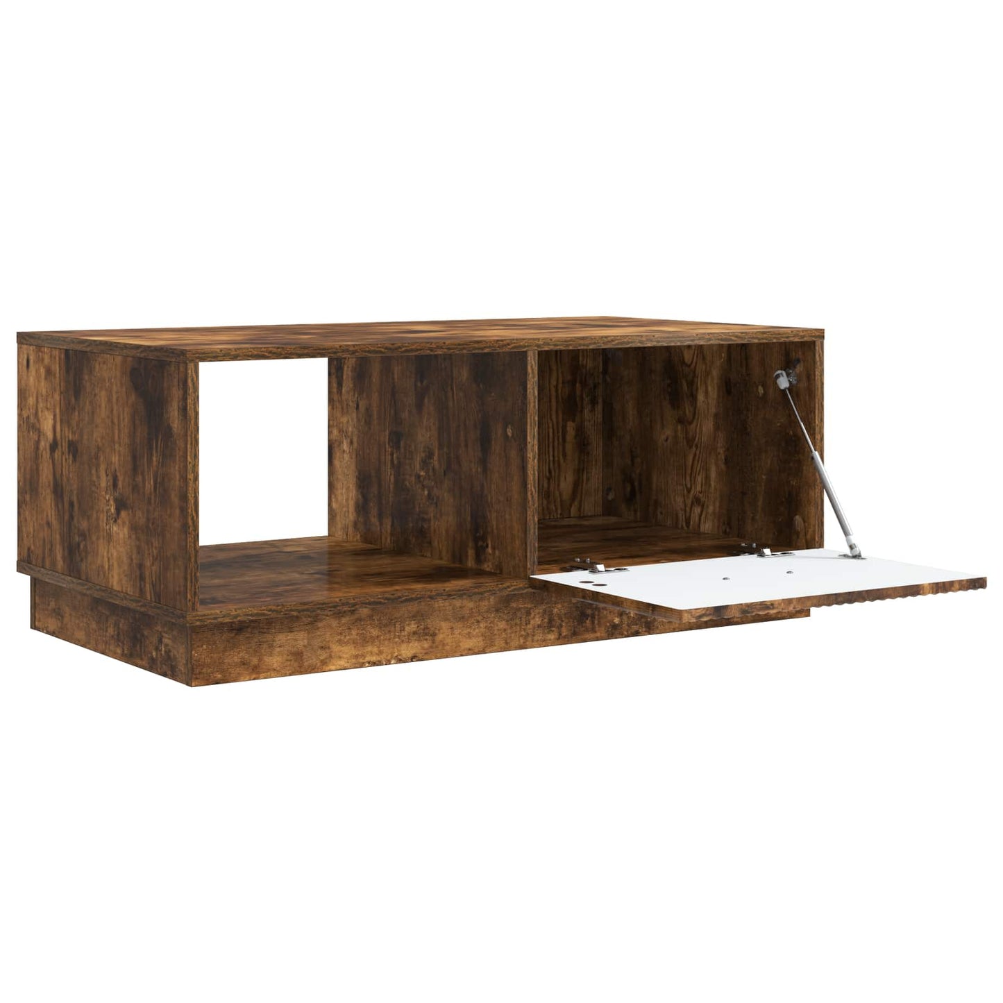 Coffee Table Smoked Oak 90 x 50 x 37 cm Engineered Wood
