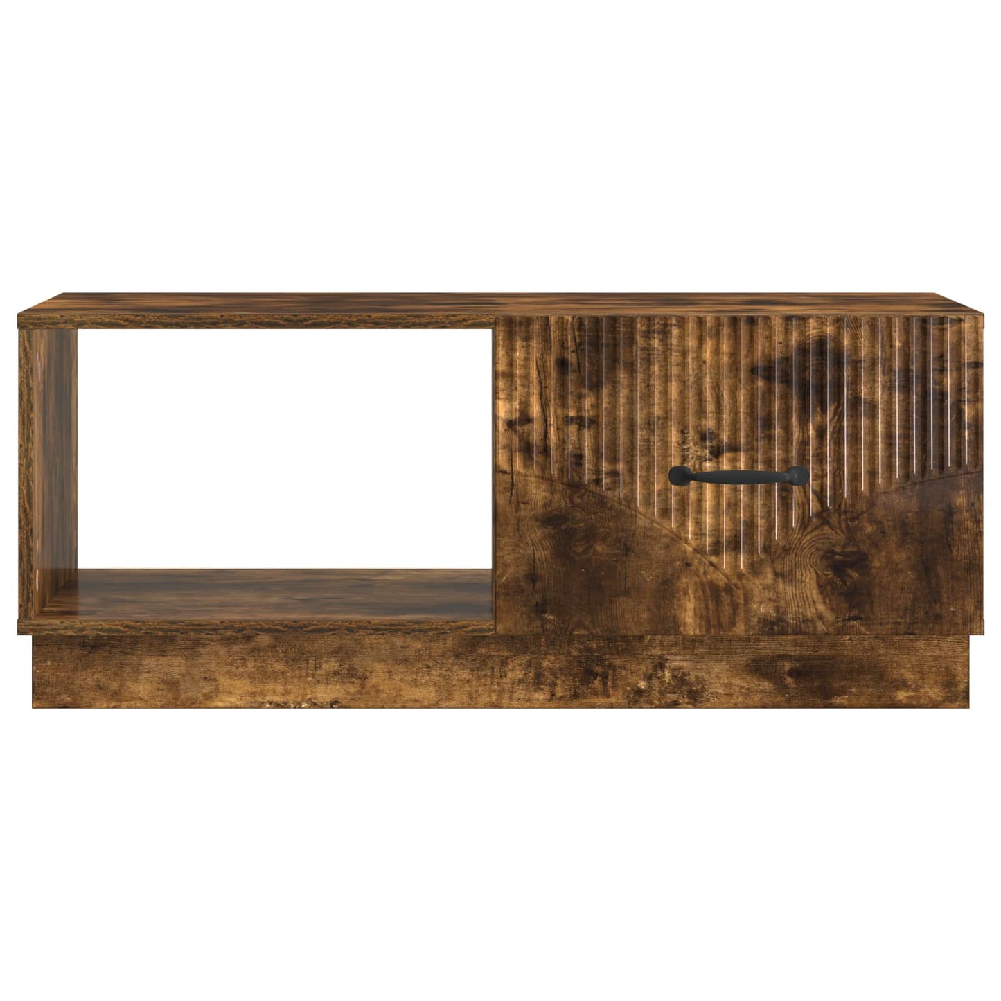 Coffee Table Smoked Oak 90 x 50 x 37 cm Engineered Wood