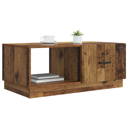 Coffee Table Old Wood 90 x 50 x 37 cm Engineered Wood