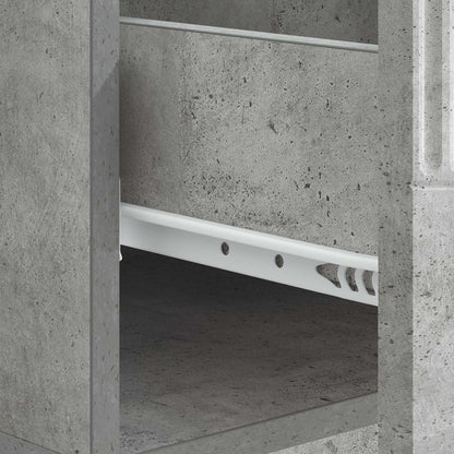 Coffee Table Concrete Grey 49 x 50 x 37 cm Engineered Wood