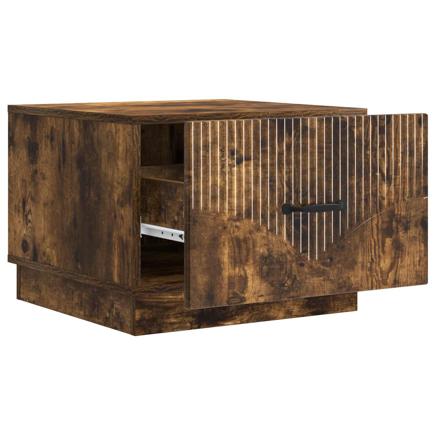 Coffee Table Smoked Oak 49 x 50 x 37 cm Engineered Wood