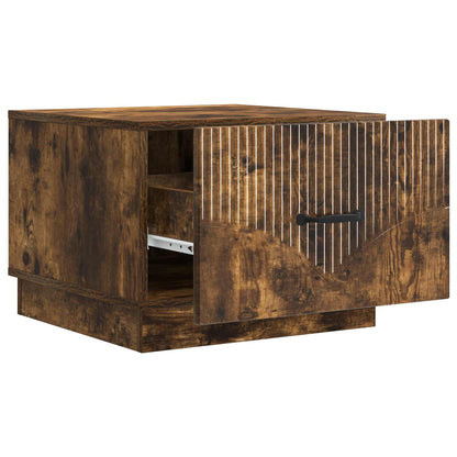 Coffee Table Smoked Oak 49 x 50 x 37 cm Engineered Wood