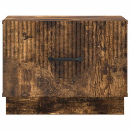 Coffee Table Smoked Oak 49 x 50 x 37 cm Engineered Wood