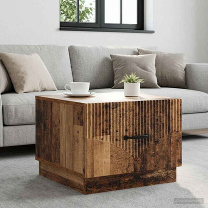 Coffee Table Old Wood 49 x 50 x 37 cm Engineered Wood