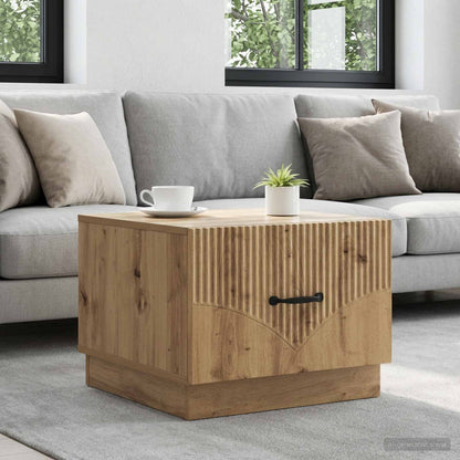 Coffee Table Artisan Oak 49 x 50 x 37 cm Engineered Wood