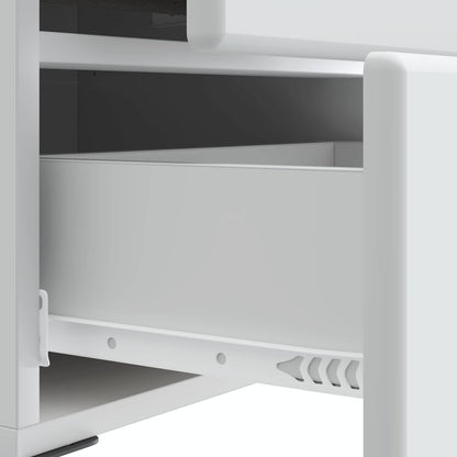 Bedside Cabinet 2 pcs White 43 x 34.5 x 47.5 cm Engineered Wood