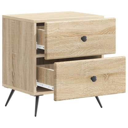 Bedside Cabinet Sonoma Oak 43 x 34.5 x 47.5 cm Engineered Wood
