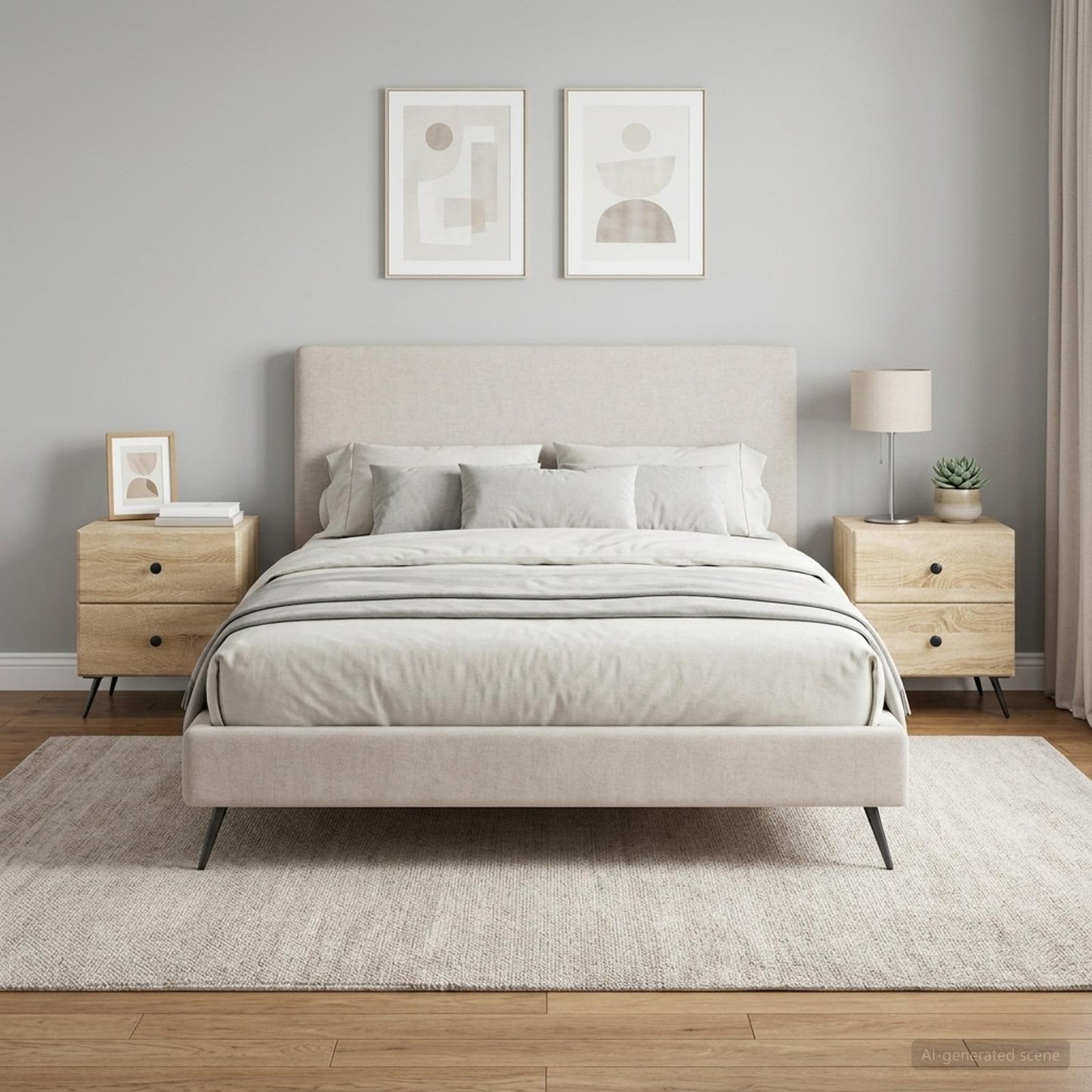 Bedside Cabinet 2 pcs Sonoma Oak 43 x 34.5 x 47.5 cm
