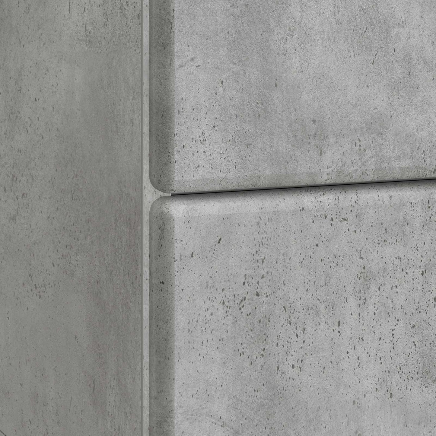 Bedside Cabinet Concrete Grey 43 x 34.5 x 47.5 cm