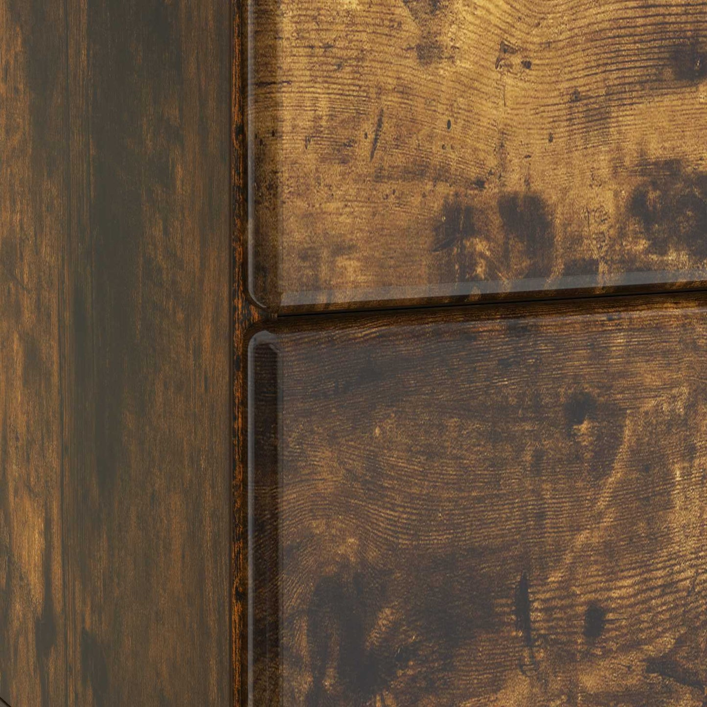 Bedside Cabinet Smoked Oak 43 x 34.5 x 47.5 cm Engineered Wood