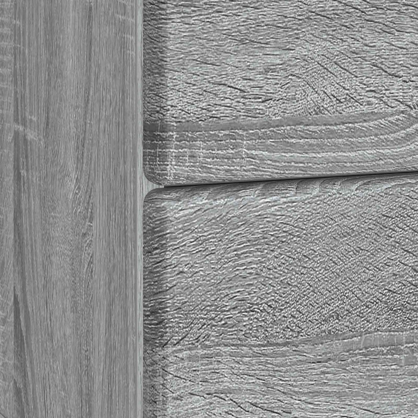 Bedside Cabinet Grey Sonoma 43 x 34.5 x 47.5 cm Engineered Wood