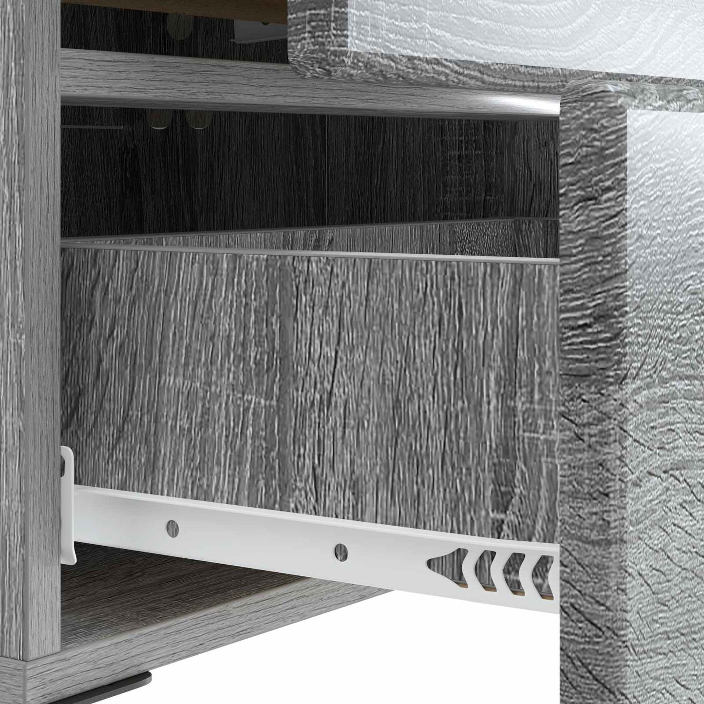 Bedside Cabinet Grey Sonoma 43 x 34.5 x 47.5 cm Engineered Wood