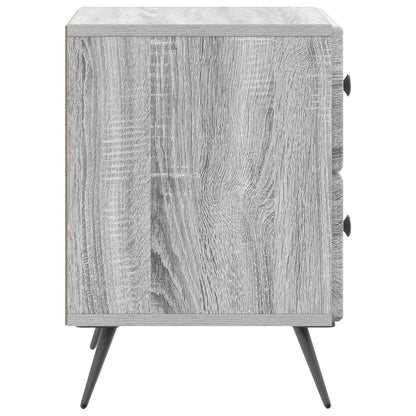 Bedside Cabinet Grey Sonoma 43 x 34.5 x 47.5 cm Engineered Wood