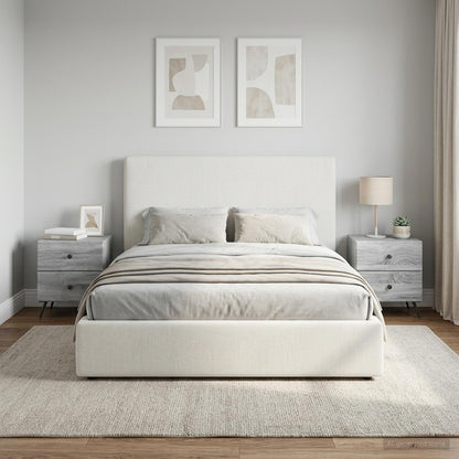 Bedside Cabinet 2 pcs Grey Sonoma 43 x 34.5 x 47.5 cm