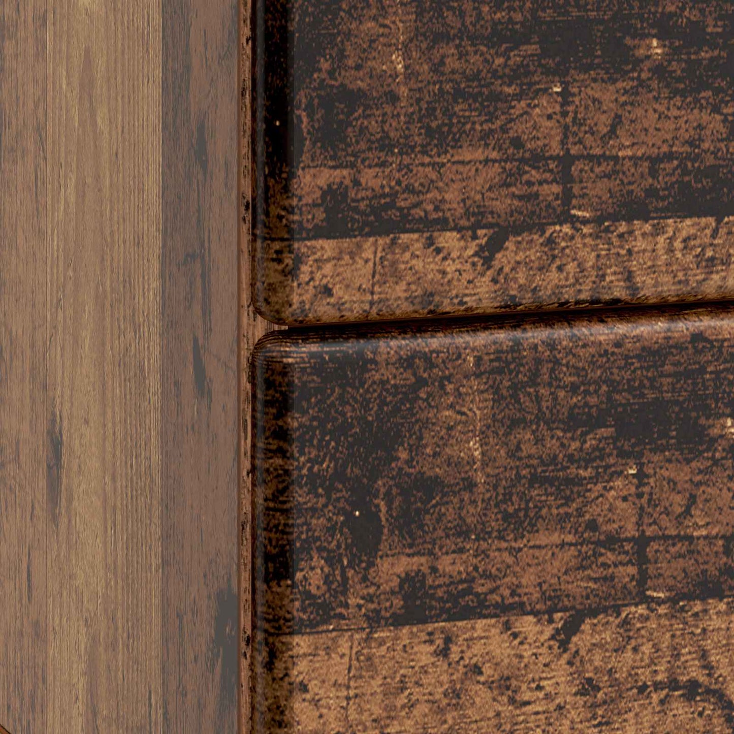 Bedside Cabinet 2 pcs Old Wood 43 x 34.5 x 47.5 cm