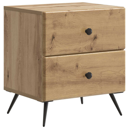 Bedside Cabinet 2 pcs Artisan Oak 43 x 34.5 x 47.5 cm