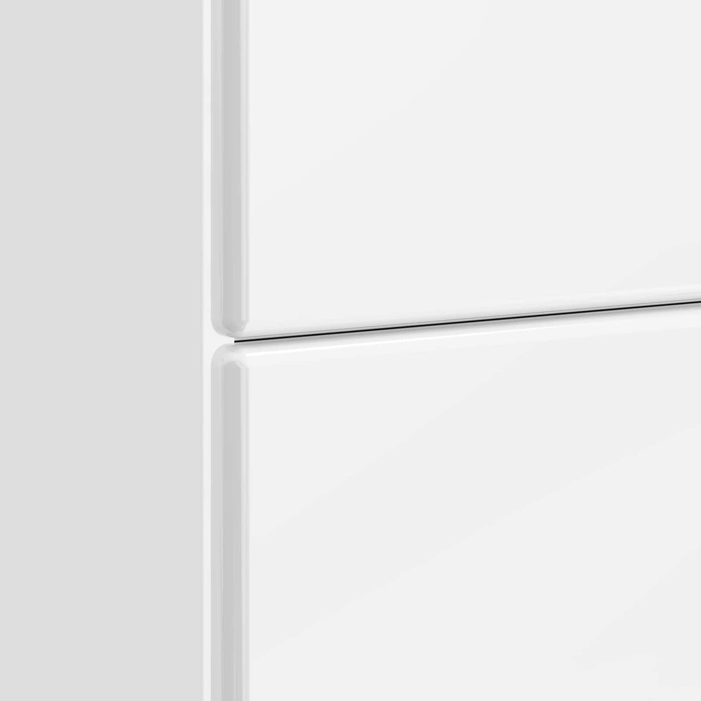 Bedside Cabinet High Gloss White 62 x 34.5 x 47.5 cm