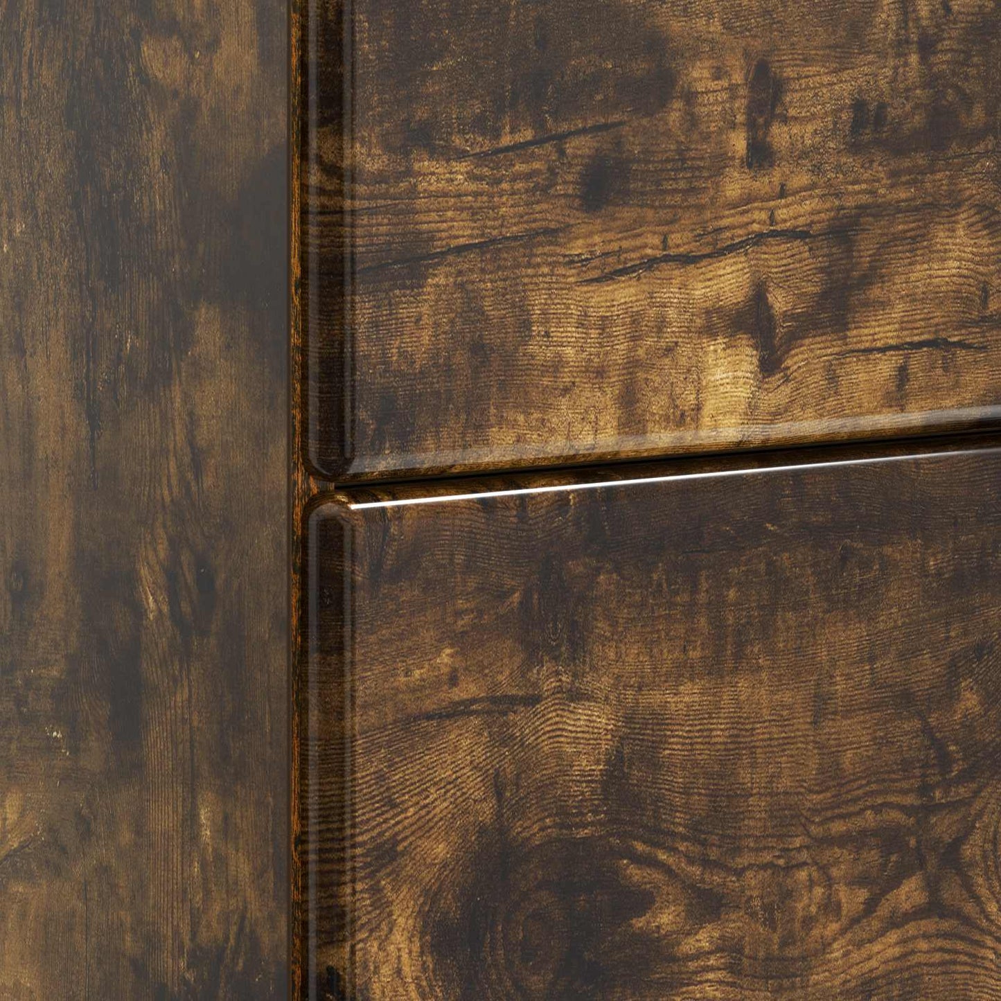 Bedside Cabinet Smoked Oak 62 x 34.5 x 47.5 cm Engineered Wood