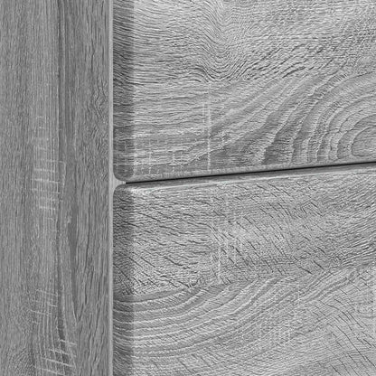 Bedside Cabinet Grey Sonoma 62 x 34.5 x 47.5 cm Engineered Wood