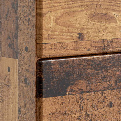 Bedside Cabinet Old Wood 62 x 34.5 x 47.5 cm Engineered Wood