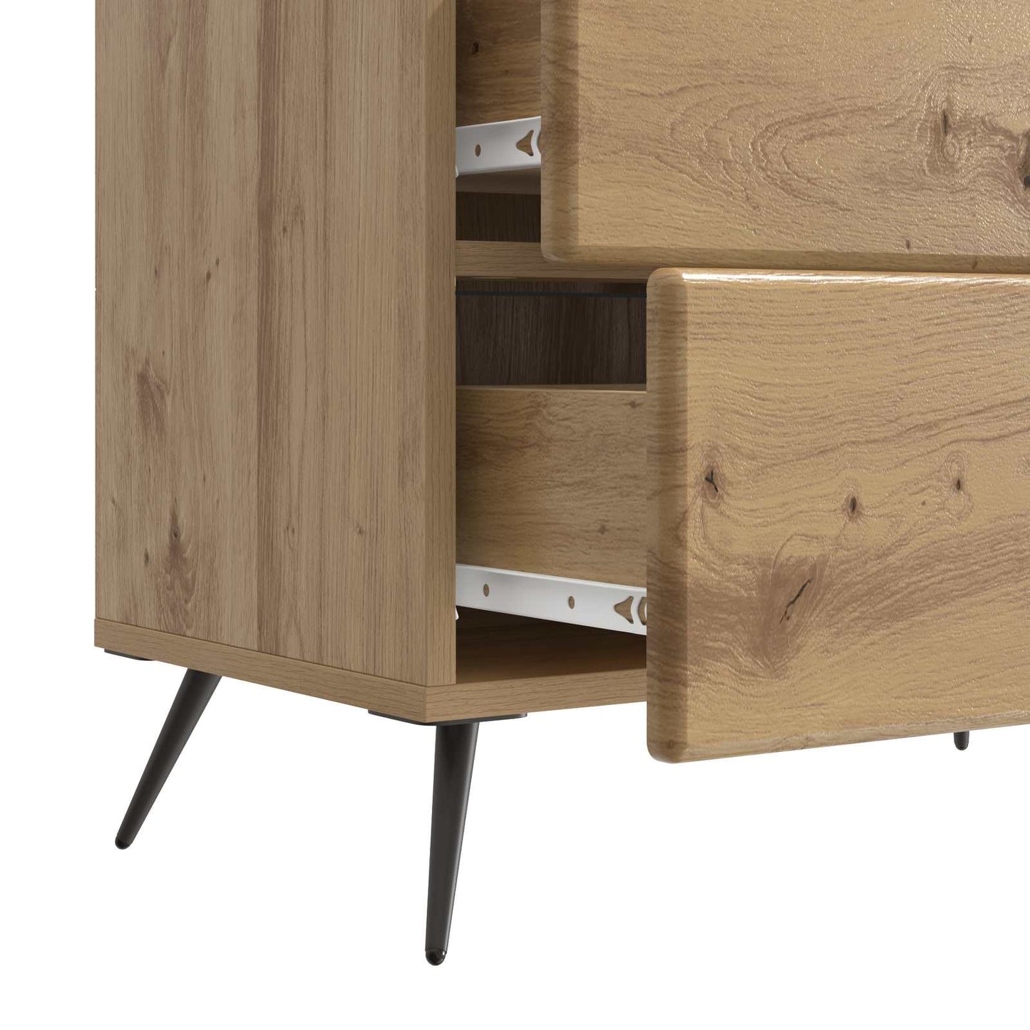 Bedside Cabinet Artisan Oak 62 x 34.5 x 47.5 cm Engineered Wood