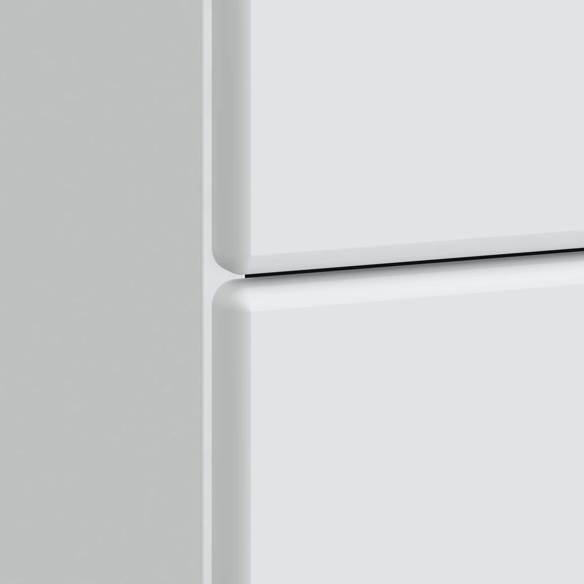 Bedside Cabinet White 43 x 41 x 66.5 cm Engineered Wood