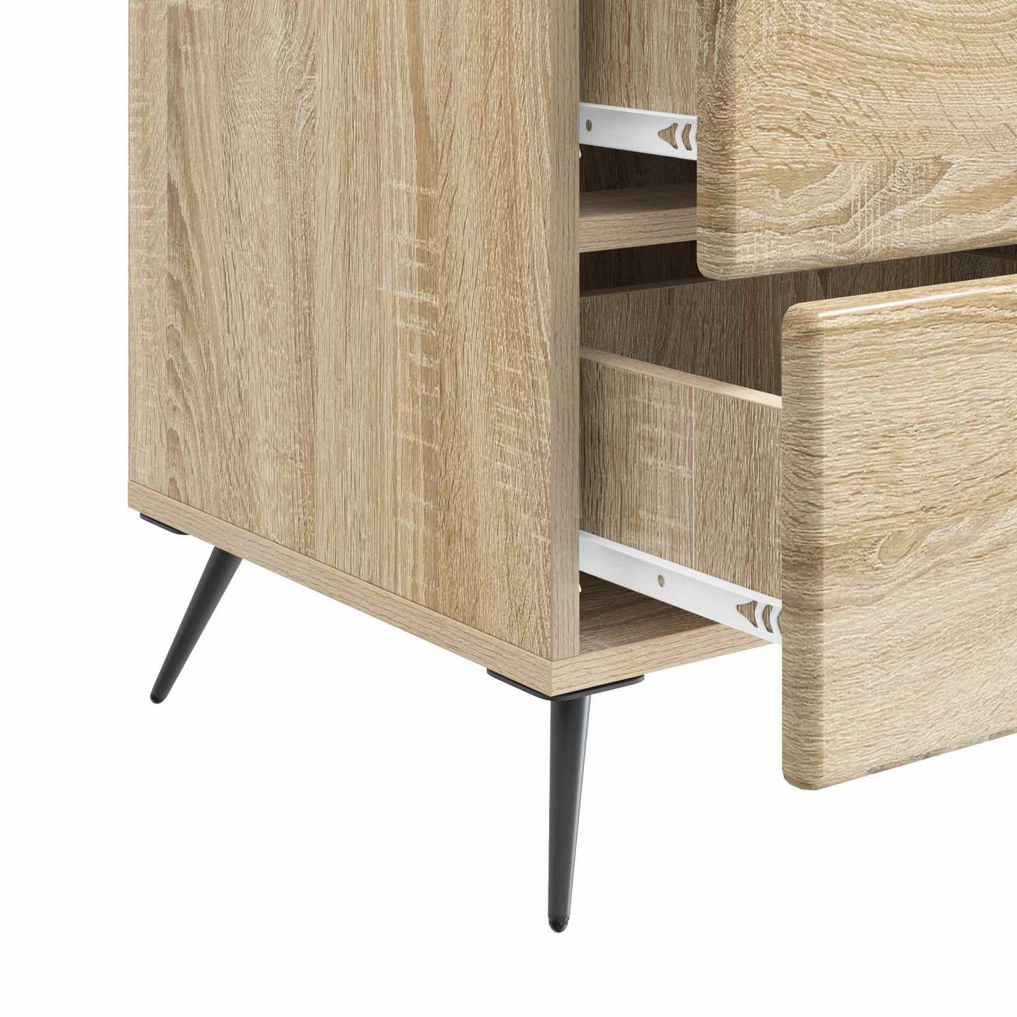 Bedside Cabinet Sonoma Oak 43 x 41 x 66.5 cm Engineered Wood