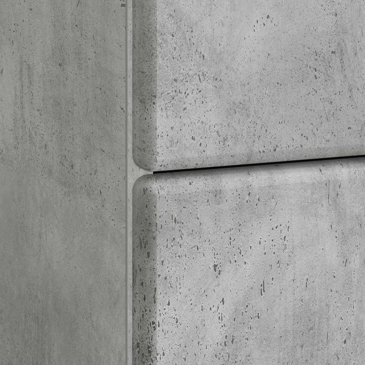 Bedside Cabinet Concrete Grey 43 x 41 x 66.5 cm Engineered Wood