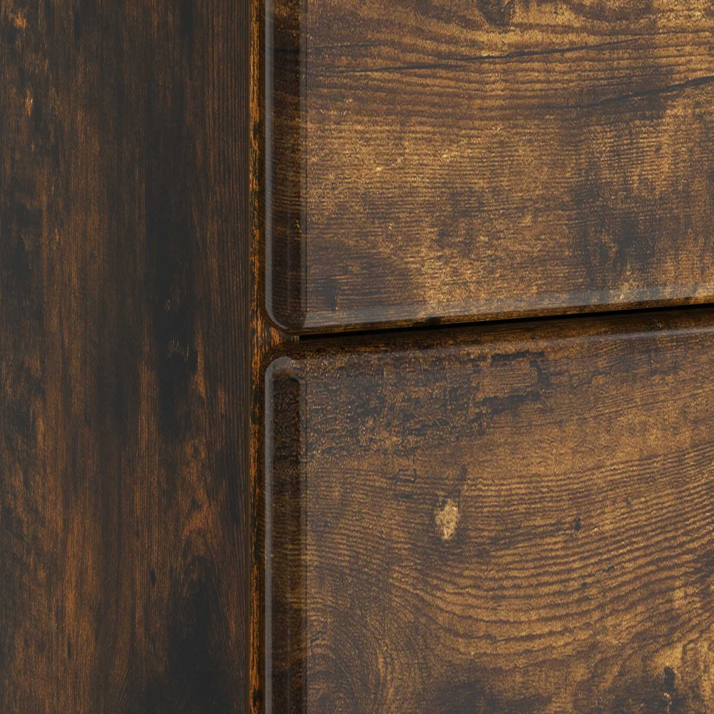 Bedside Cabinet Smoked Oak 43 x 41 x 66.5 cm Engineered Wood