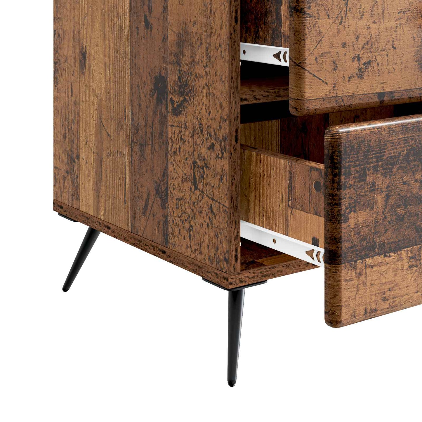 Bedside Cabinet Old Wood 43 x 41 x 66.5 cm Engineered Wood
