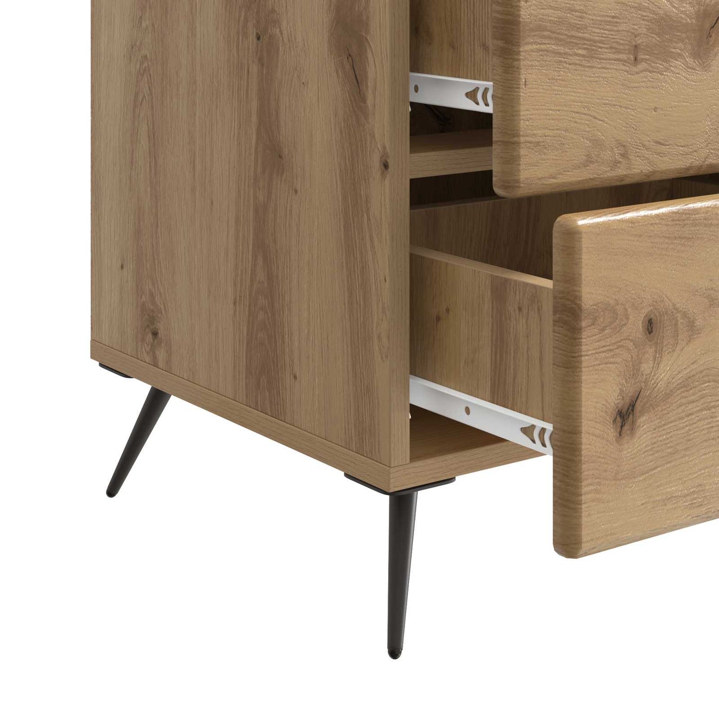 Bedside Cabinet Artisan Oak 43 x 41 x 66.5 cm Engineered Wood