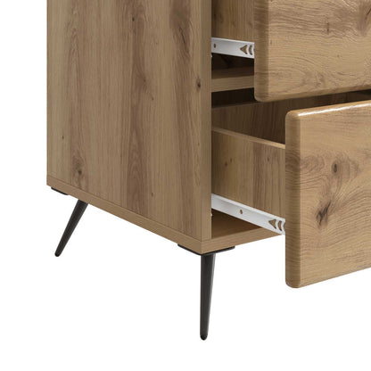 Bedside Cabinet Artisan Oak 43 x 41 x 66.5 cm Engineered Wood